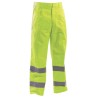 Pantaloni alta visibilità arancione giallo cotone misto poliestere DPI 2cat