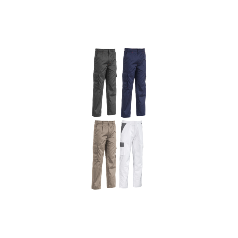 Pantaloni da lavoro multitasca Myday Energy beige blu grigio
